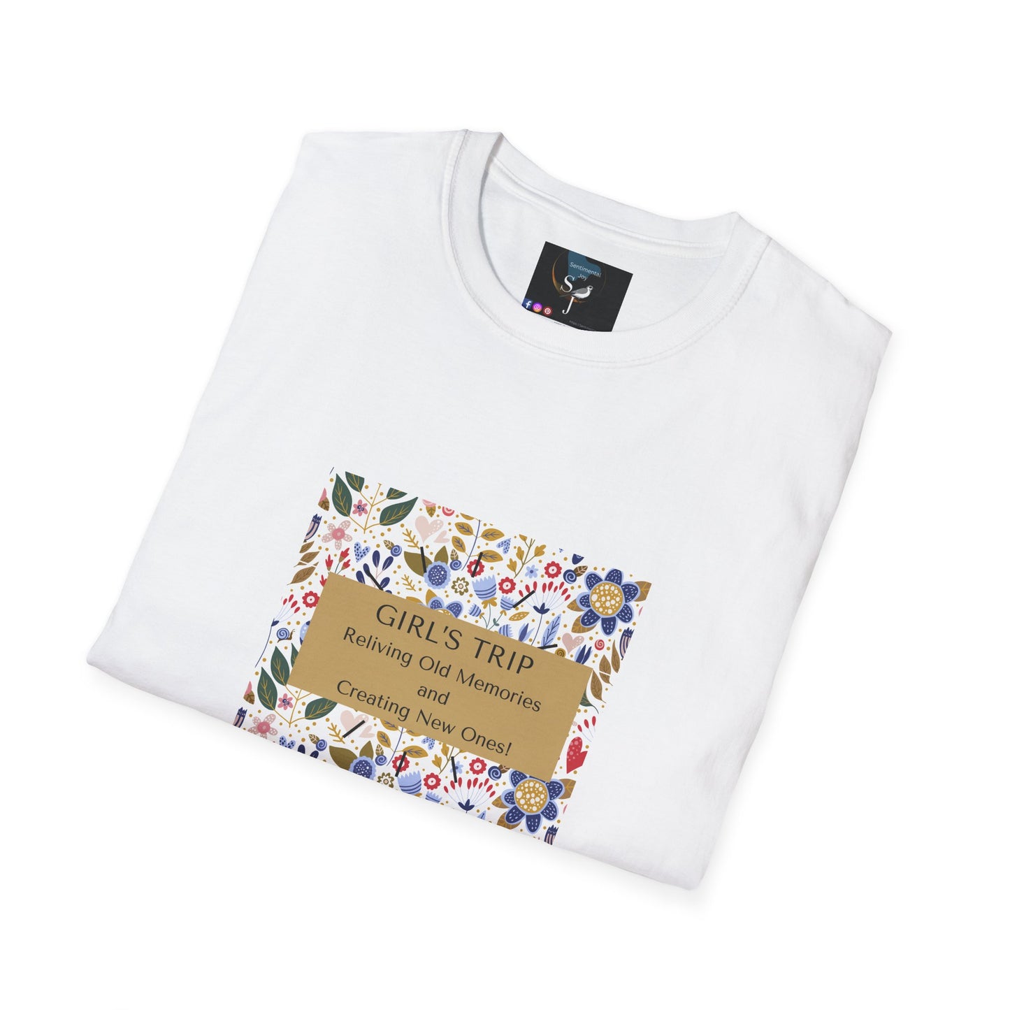 Unisex Softstyle T-Shirt This is your comfy shirt for a Girl's Trip, Glamping, Staff Meeting Overnights, and more.  Make unforgettable memories with this collection of sharable gifts!