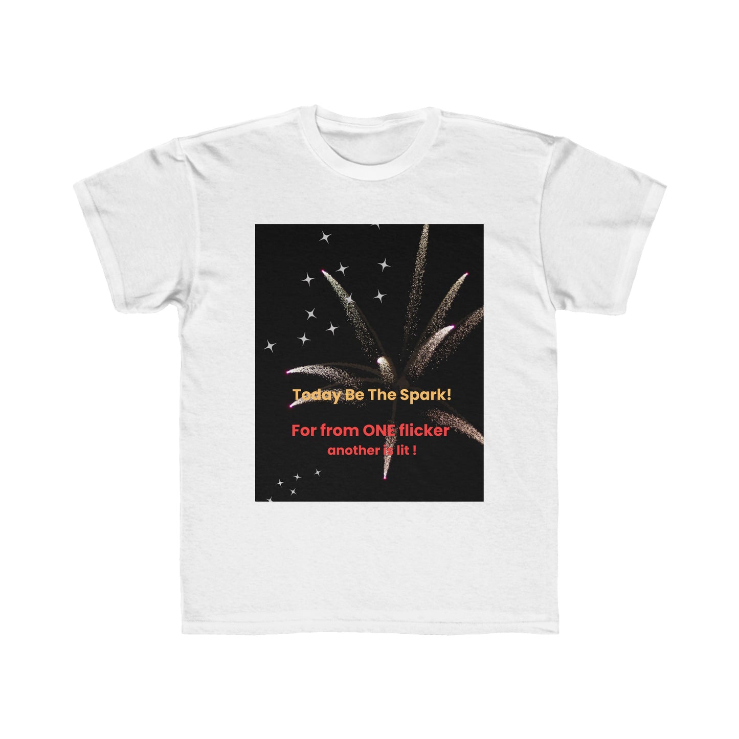 Be the Spark! Kids Regular Fit Tee for Family Gatherings & 2024 Presidential Election Festivities! Celebrate with t-shirts for your little "sparklers"!