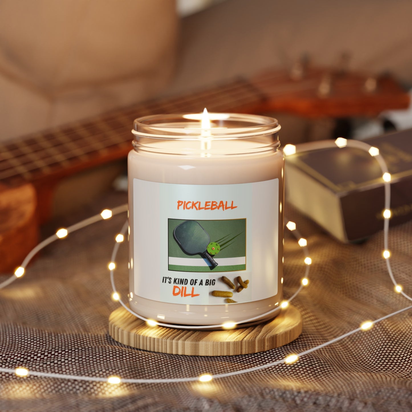 Pickle Ball is a Big Dill! Scented Soy Candle, 9oz