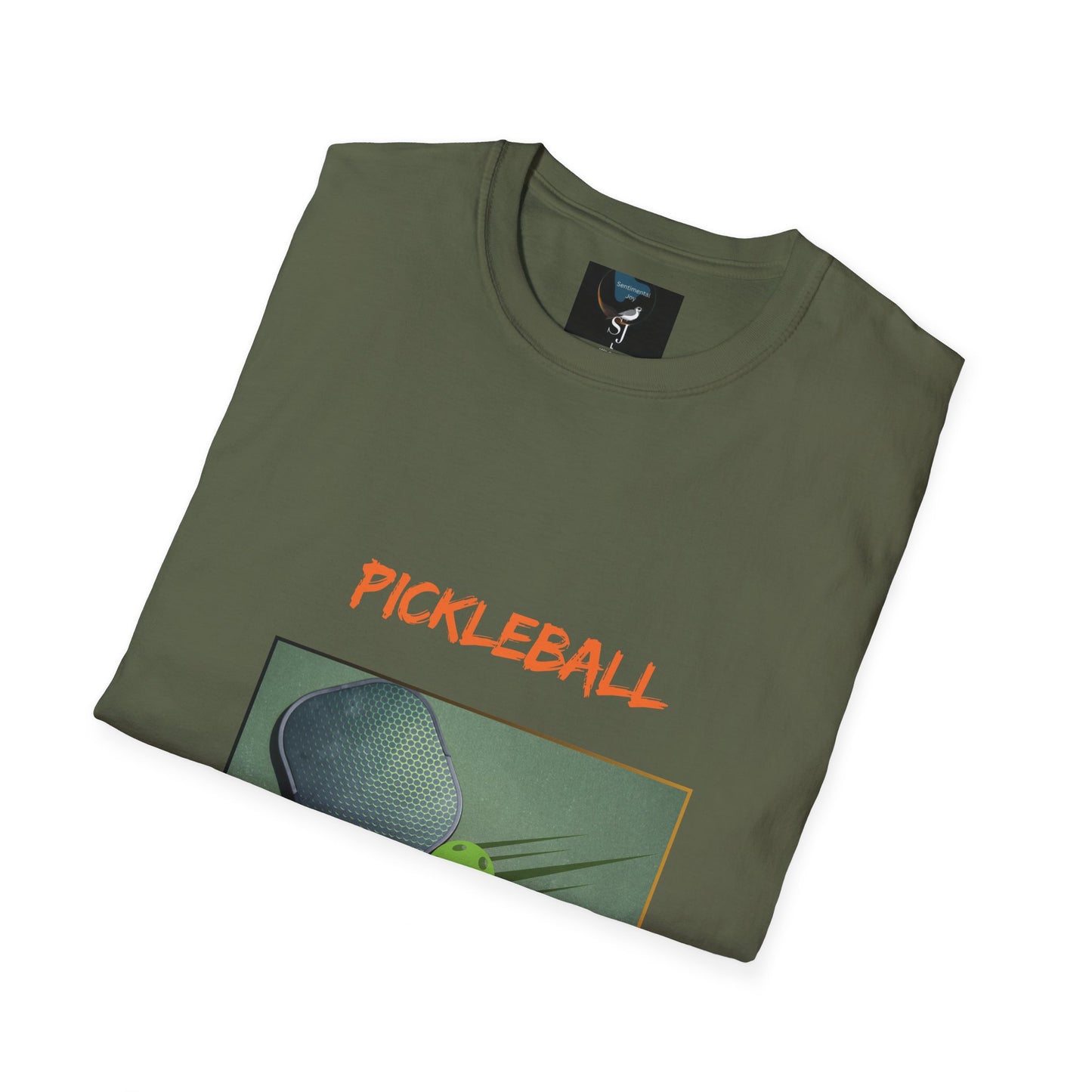 Pickle Ball is a Big Dill! Unisex Softstyle T-Shirt for you and your pickle ball enthusiast.