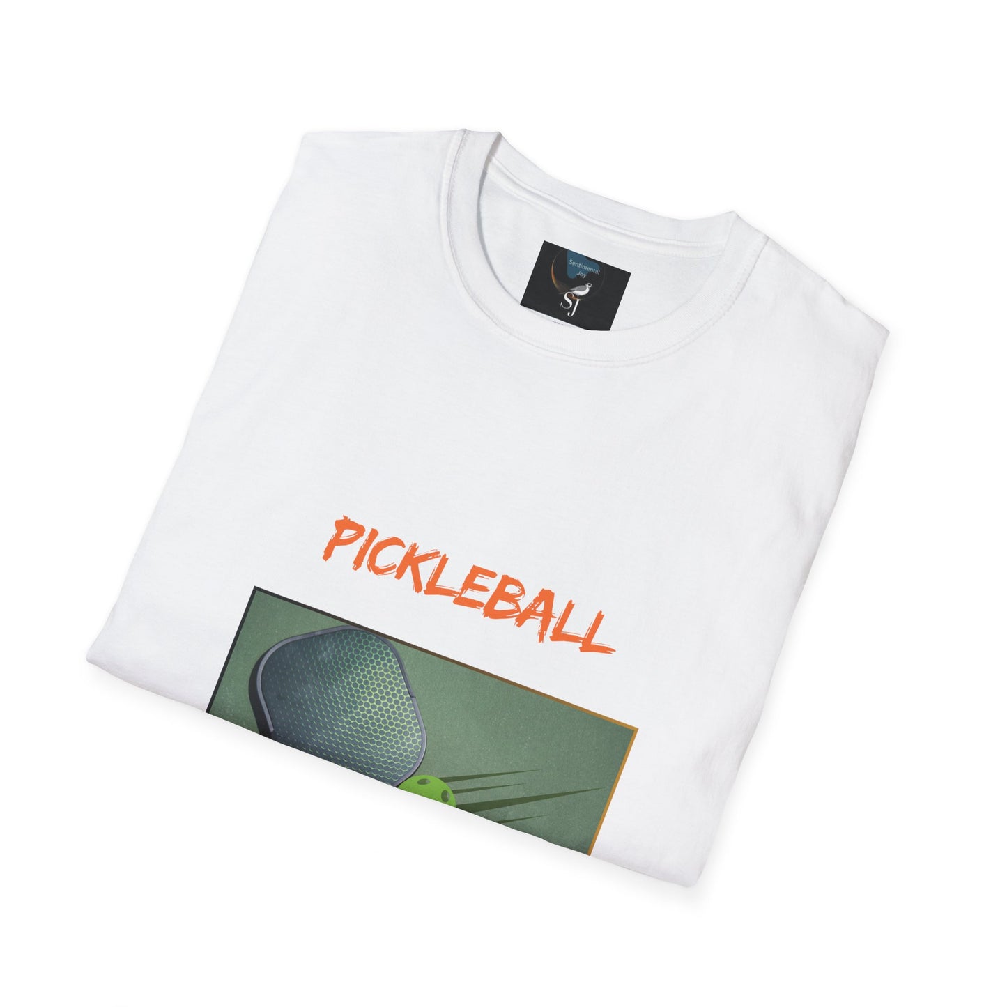 Pickle Ball is a Big Dill! Unisex Softstyle T-Shirt for you and your pickle ball enthusiast.