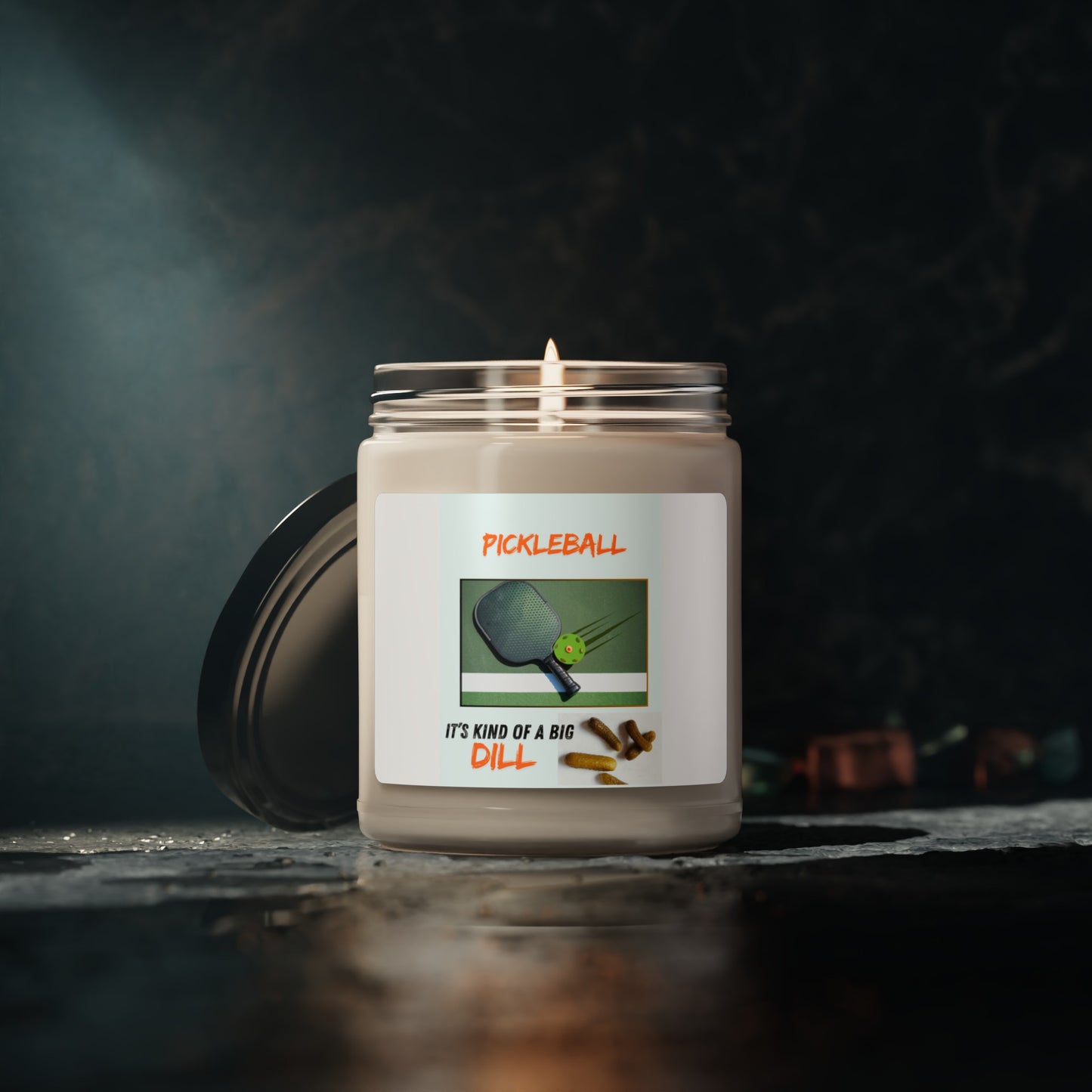 Pickle Ball is a Big Dill! Scented Soy Candle, 9oz